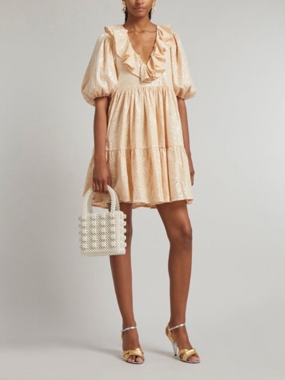 Stine Goya Womens Dresses| Imperio Dress - Coconut Sparkles